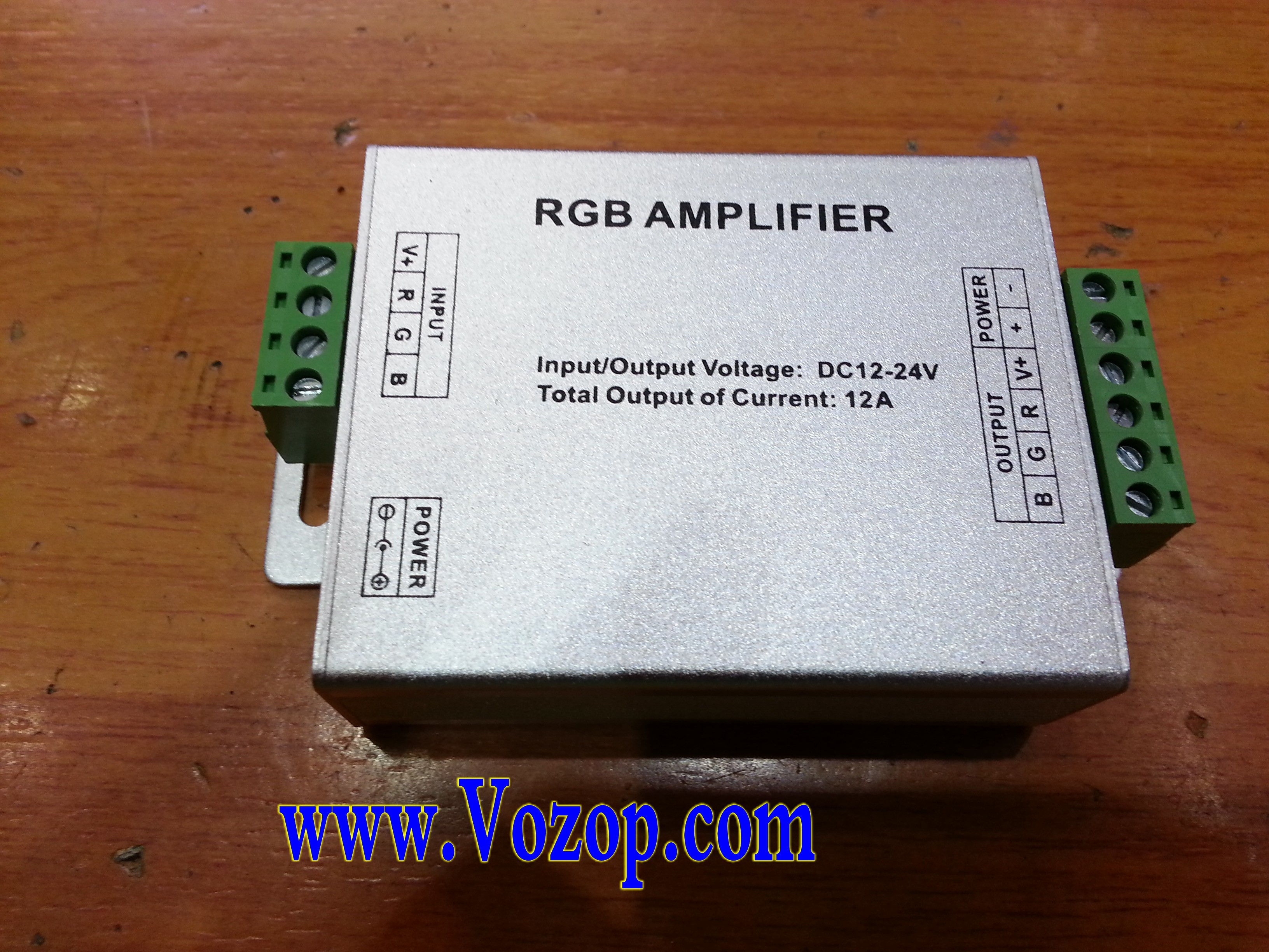 12A_Aluminum_RGB_Amplifier_LED_Booster_Signal