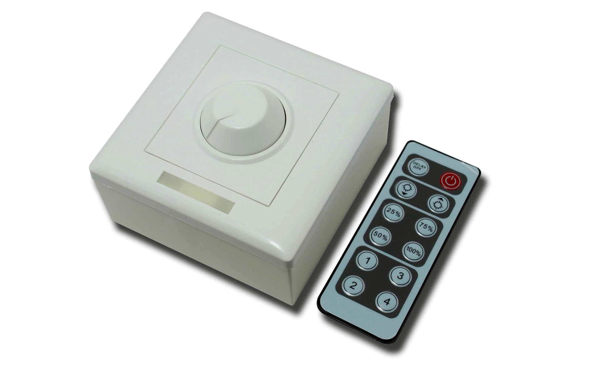 12_keys_infrared_remote_single_color_LED_light_dimmer