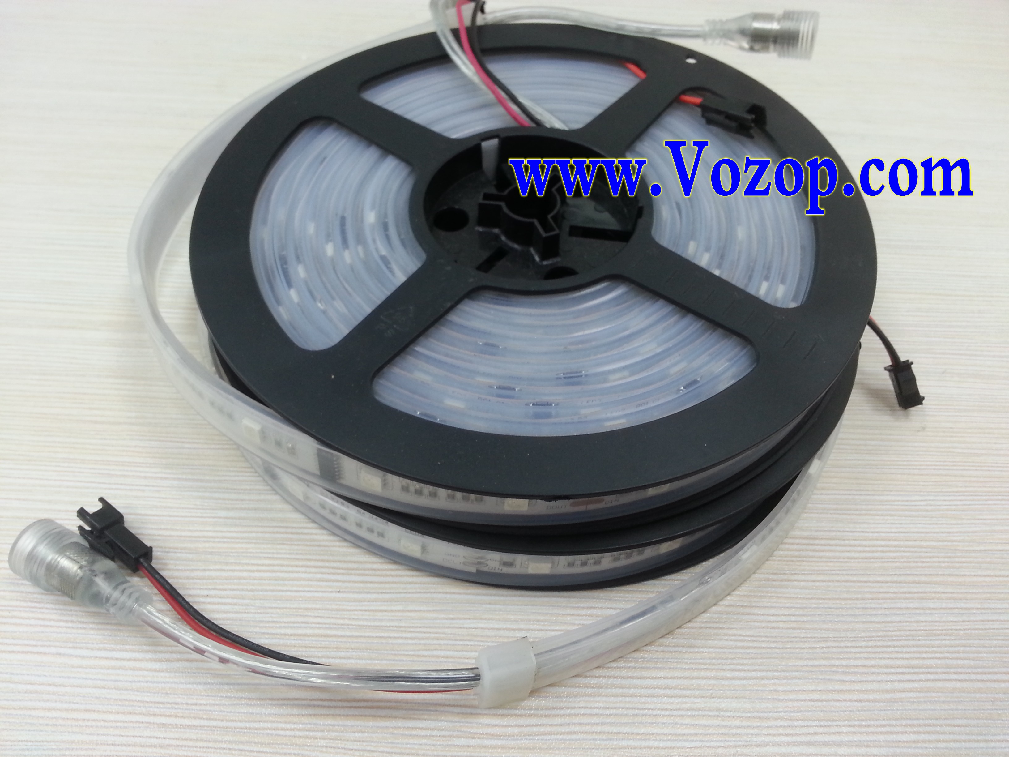 16.4_Feet_Digital_TM1812_RGB_LED_Light_Strip_160_LEDs_Waterproof