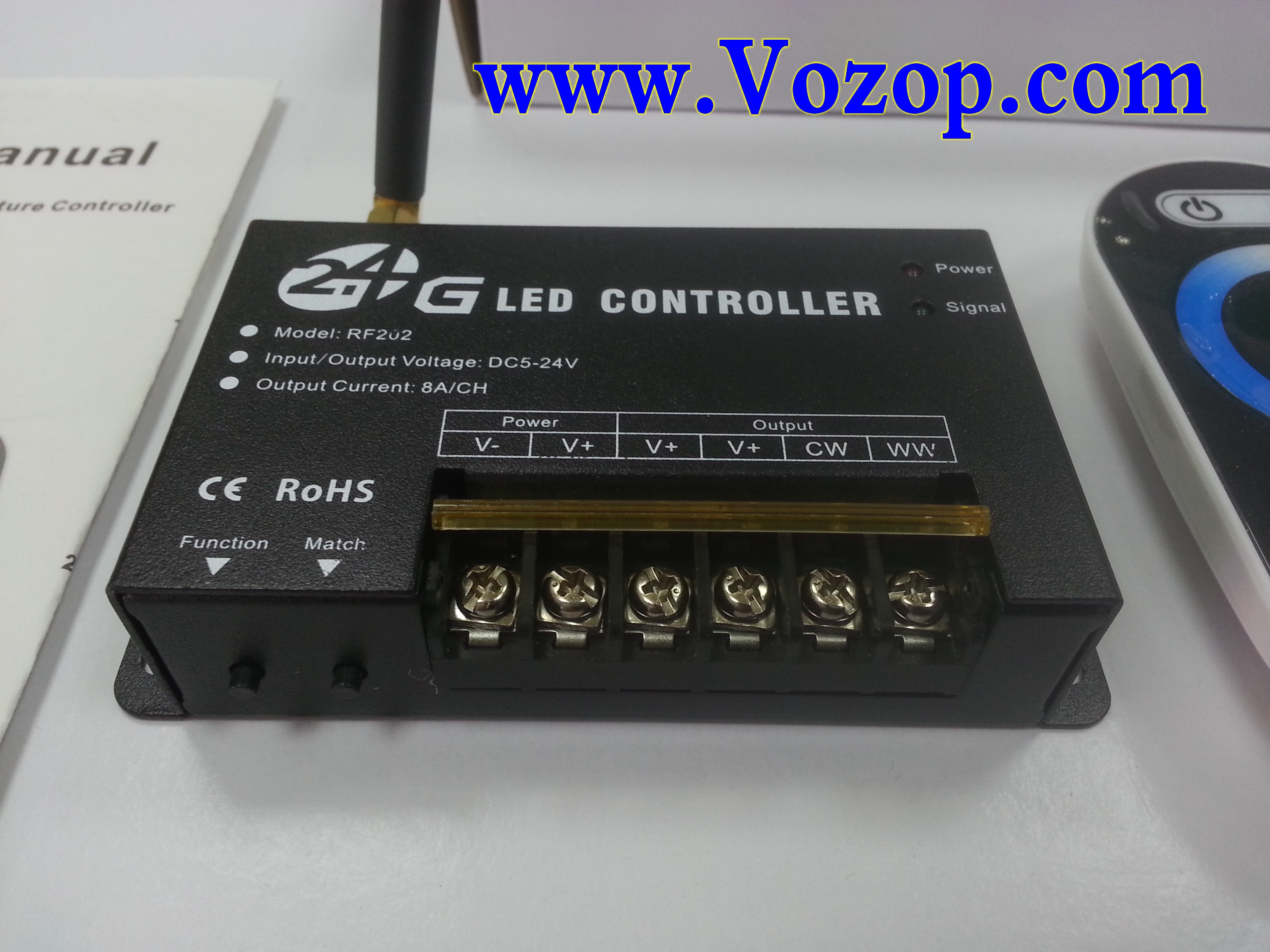 2.4G_RF_LED_Touch_Controller_Color_Temperature_Controller