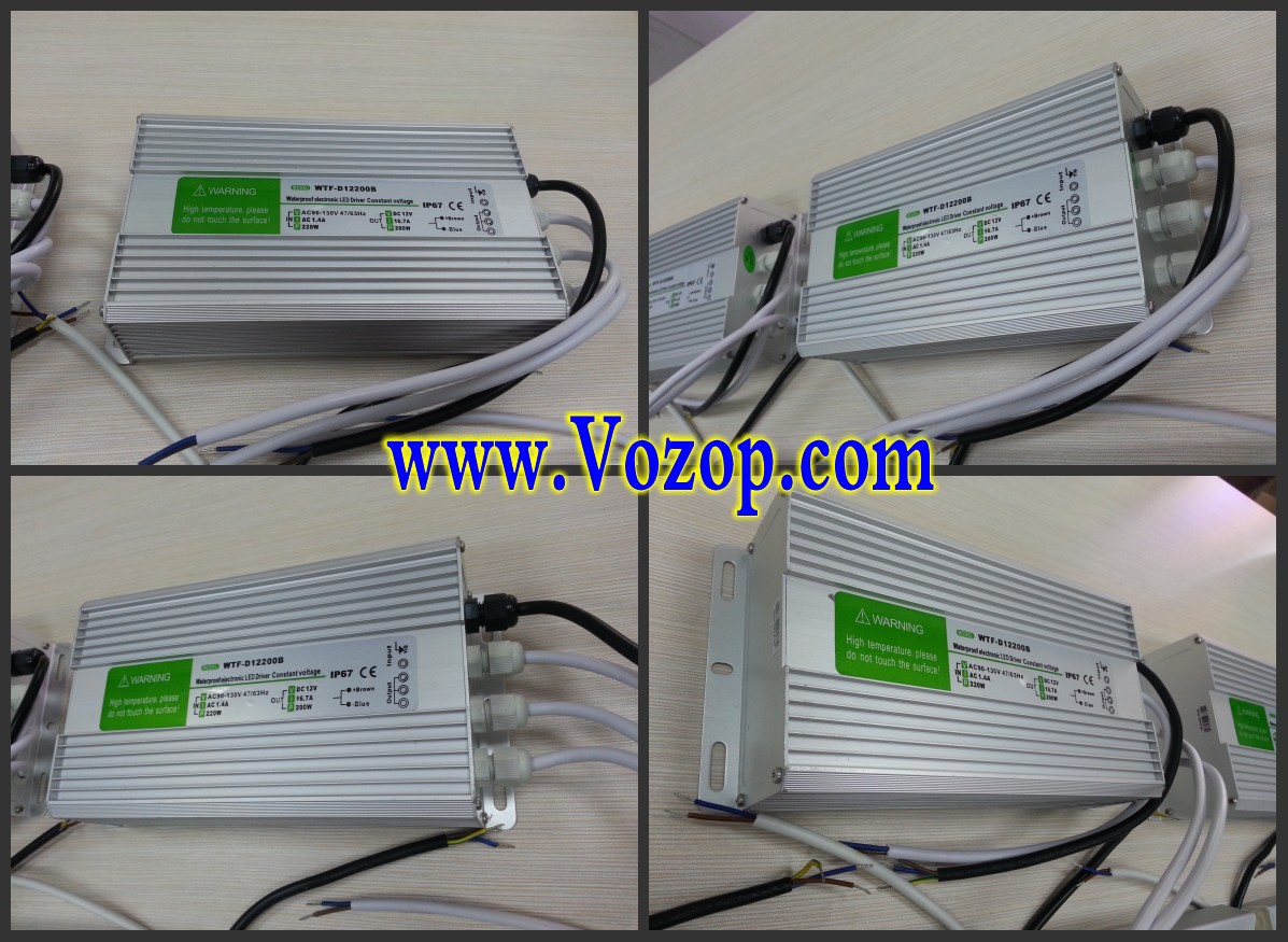 200W_Power_Supply_IP67_Waterproof_Transverter_Adapter