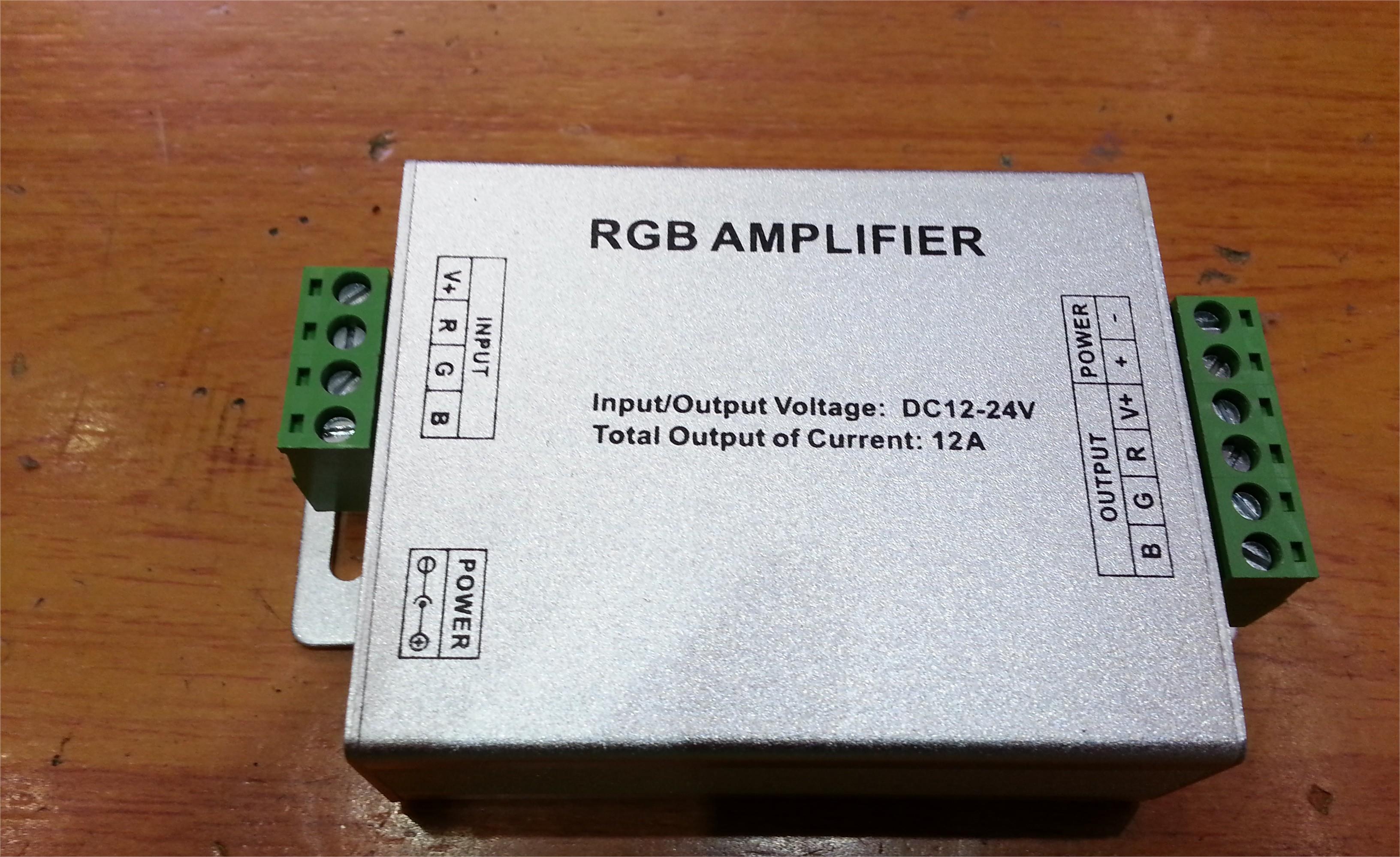 12A_Aluminum_RGB_Amplifier_LED_Booster_Signal