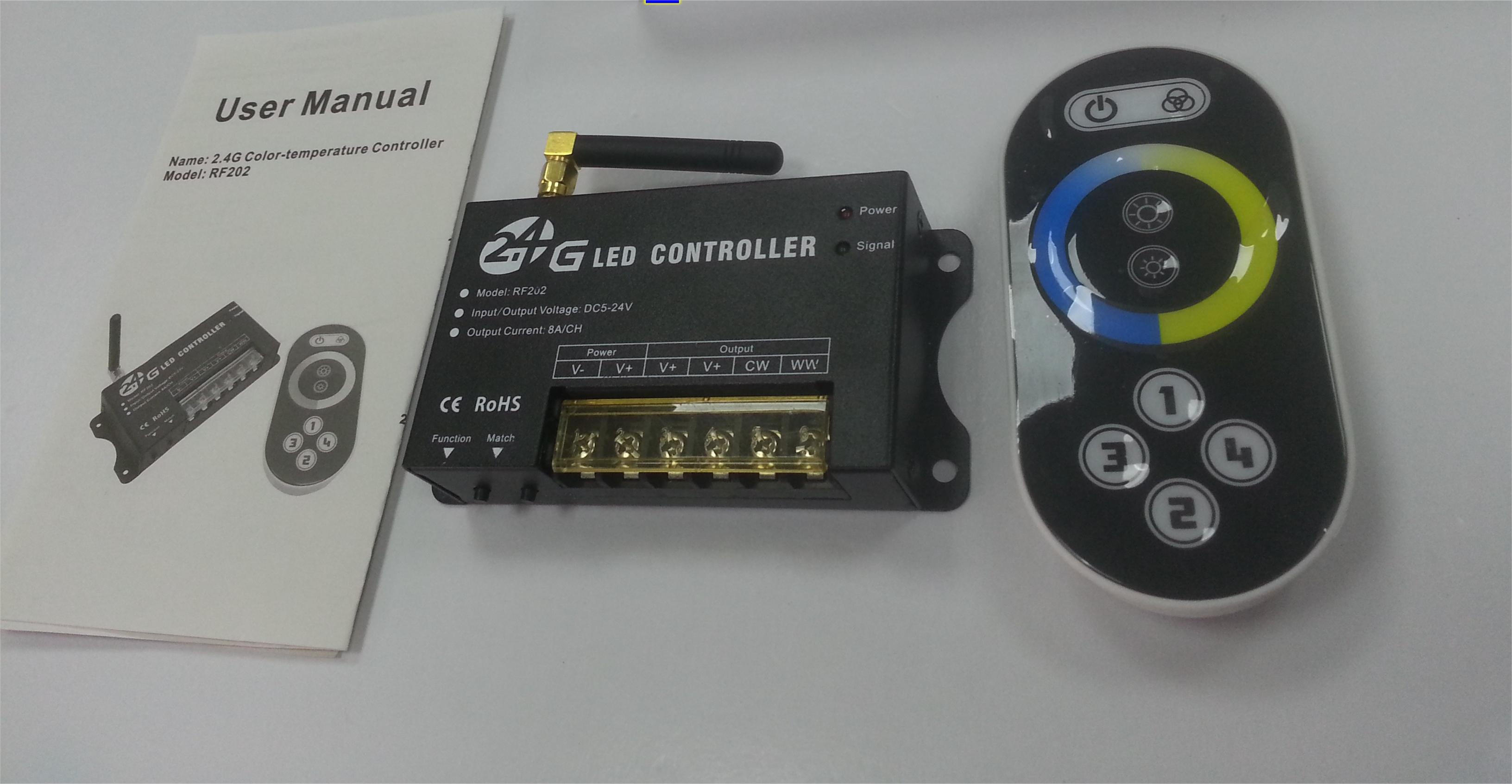2.4Ghz_RF_LED_Touch_Controller_Color_Temperature_Controllers