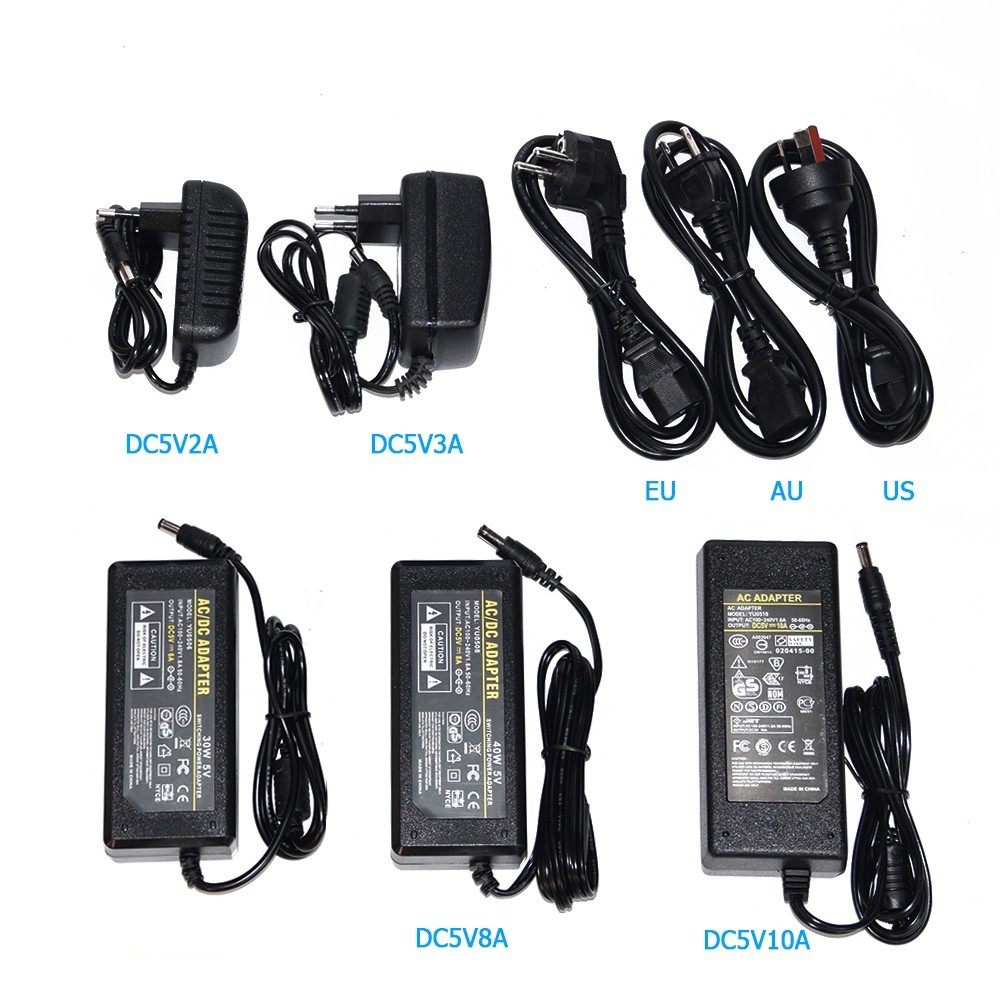 Aluminum_profile_DCadapter_LED_Strip_DC5V_1