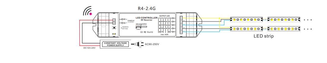 Bincolor_Controller_P2X_R4_2.4G_8