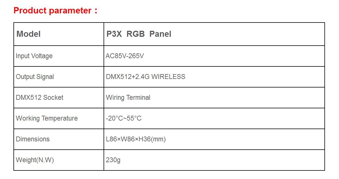 Bincolor_Controller_P3X_R4_2.4G_1