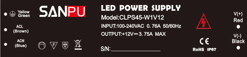 CLPS45_W1V12_SANPU_12V_Power_Supply_Waterproof_3