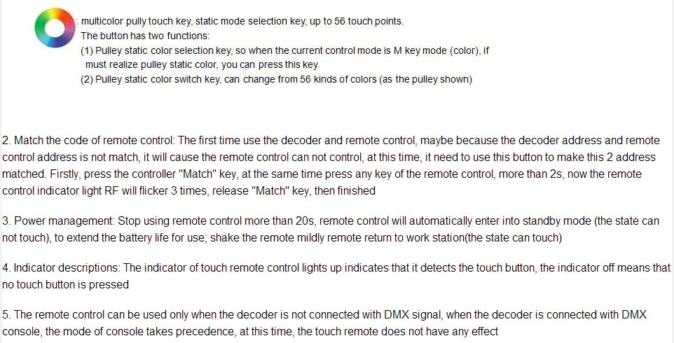 DMX_Decoder_DMX512_Controle_Console_RF_Remote_LED_Controllers