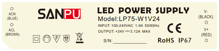 LP75_W1V24_SANPU_SMPS_75W_24VDC_LED_Driver_3A_3