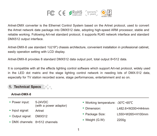 LTECH_ARTNET_Controller_LTECH_Artnet_DMX_8_1