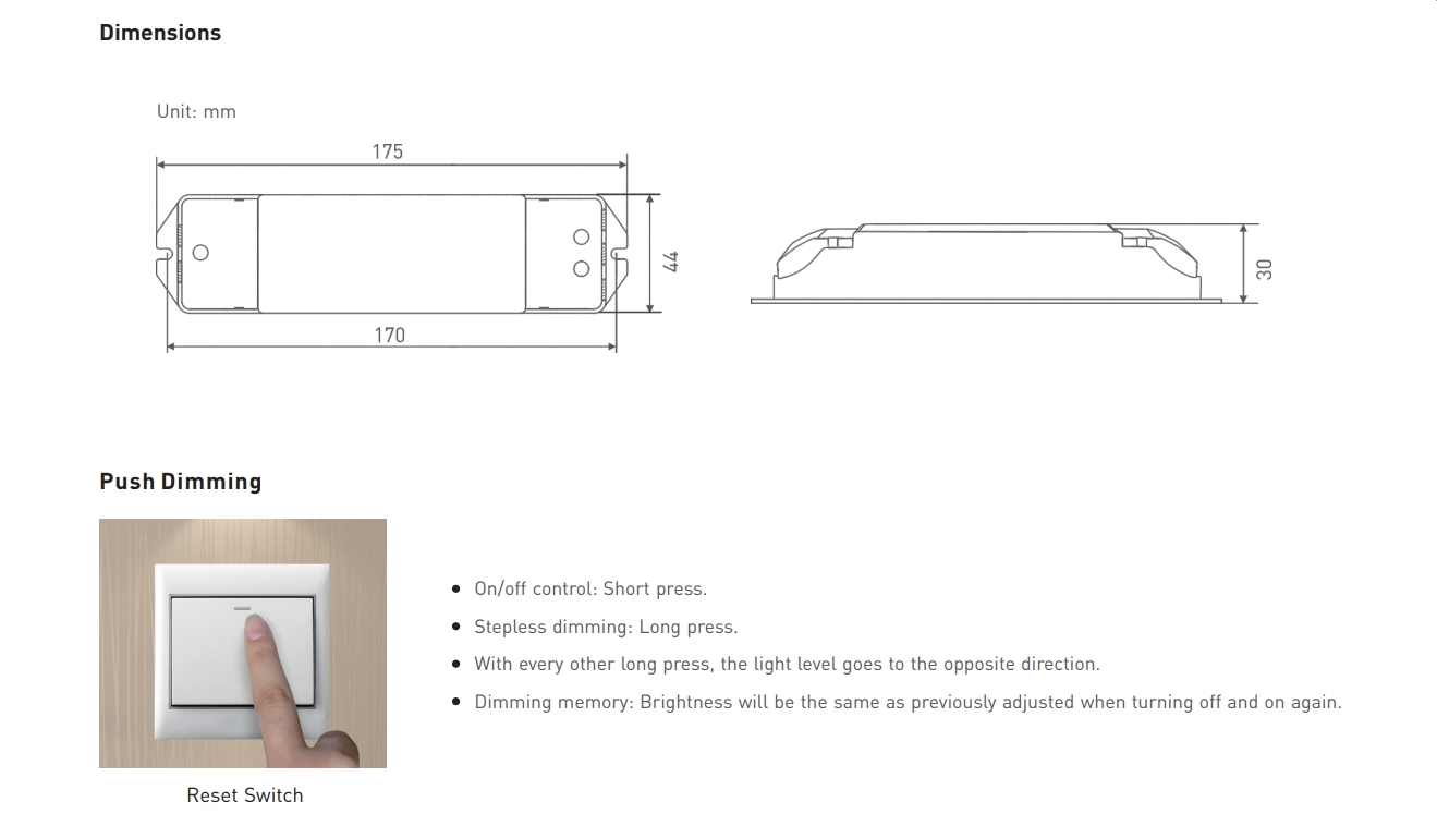 LTECH_CV_DALI_Dimmable_Driver_DALI_36_12_F1P1_5