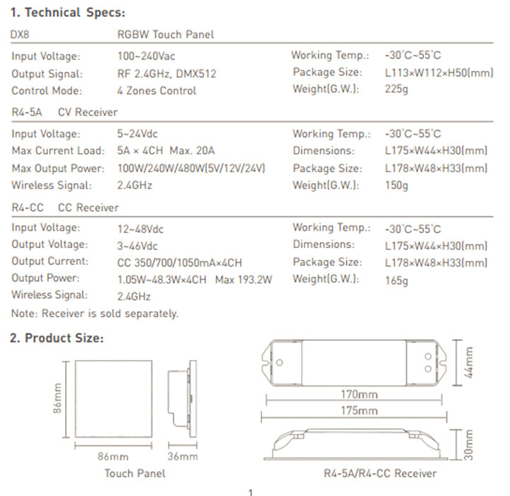 LTECH_DMX512_Master_Controller_DX8_2