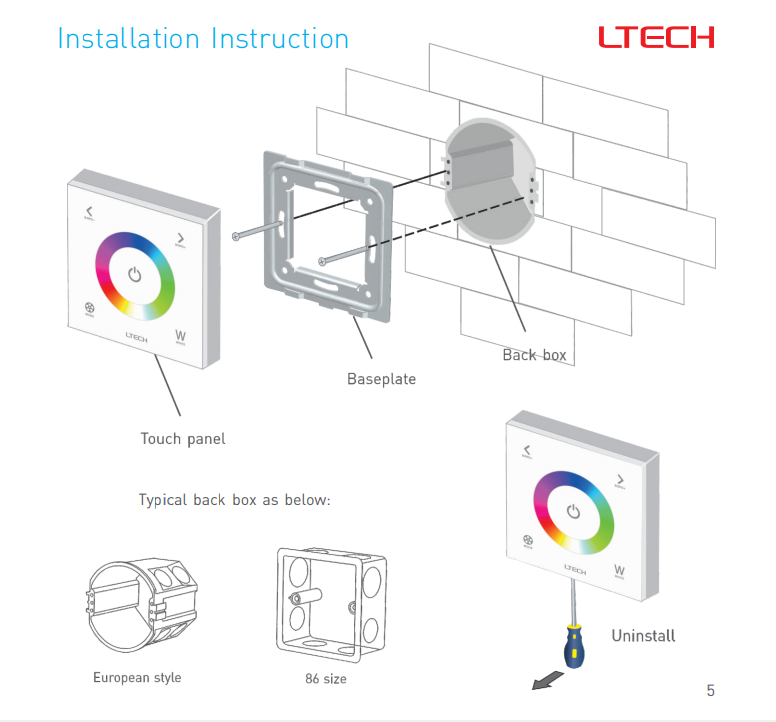 LTECH_DMX512_Master_Controller_EX4S_6