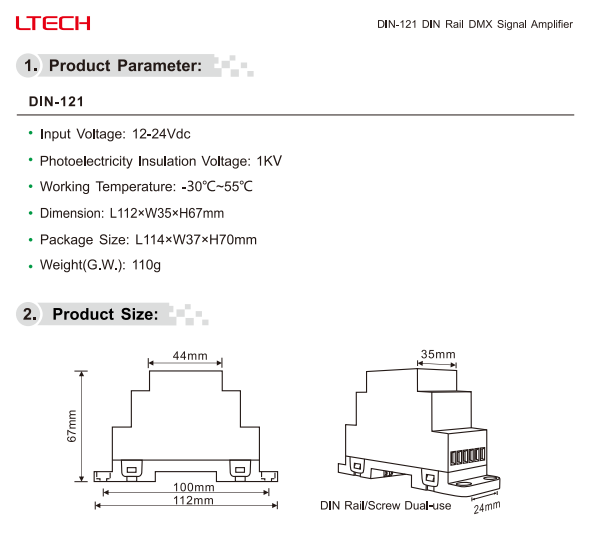 LTECH_DMX_controller_LTECH_DIN_121_DIN_2