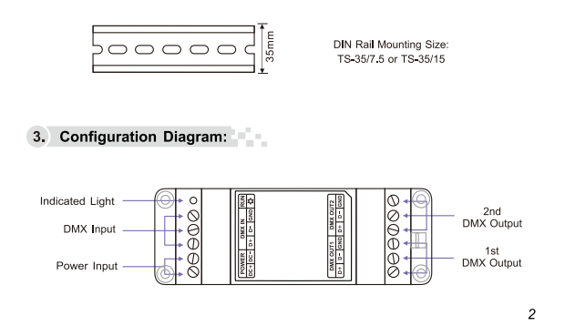 LTECH_DMX_controller_LTECH_DIN_121_DIN_3