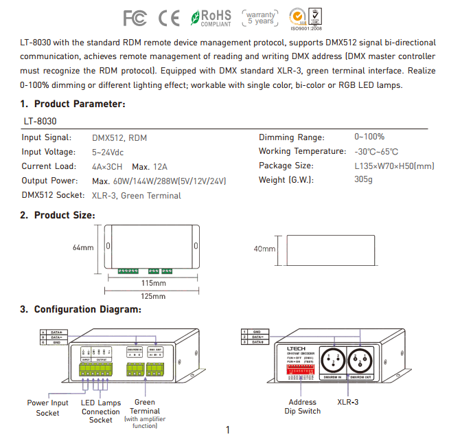 LTECH_DMX_controller_LT_8030_3CH_1