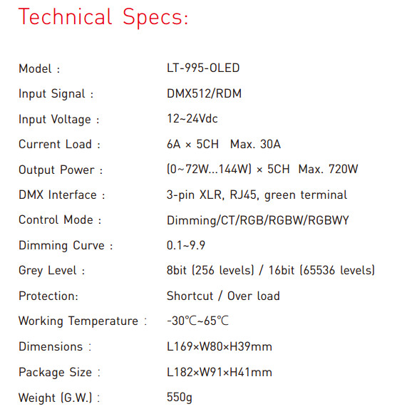 LTECH_DMX_controller_LT_995_OLED_2