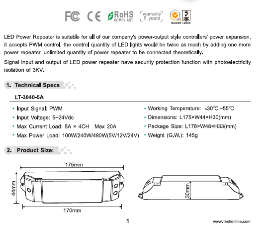 LTECH_LED_Driver_LTECH_LT_3040_5A_1