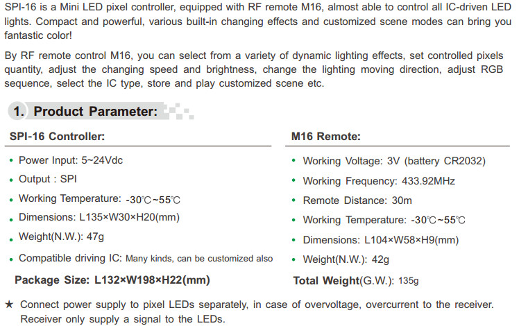 LTECH_Led_Pixel_Controller_SPI_16_M16_3