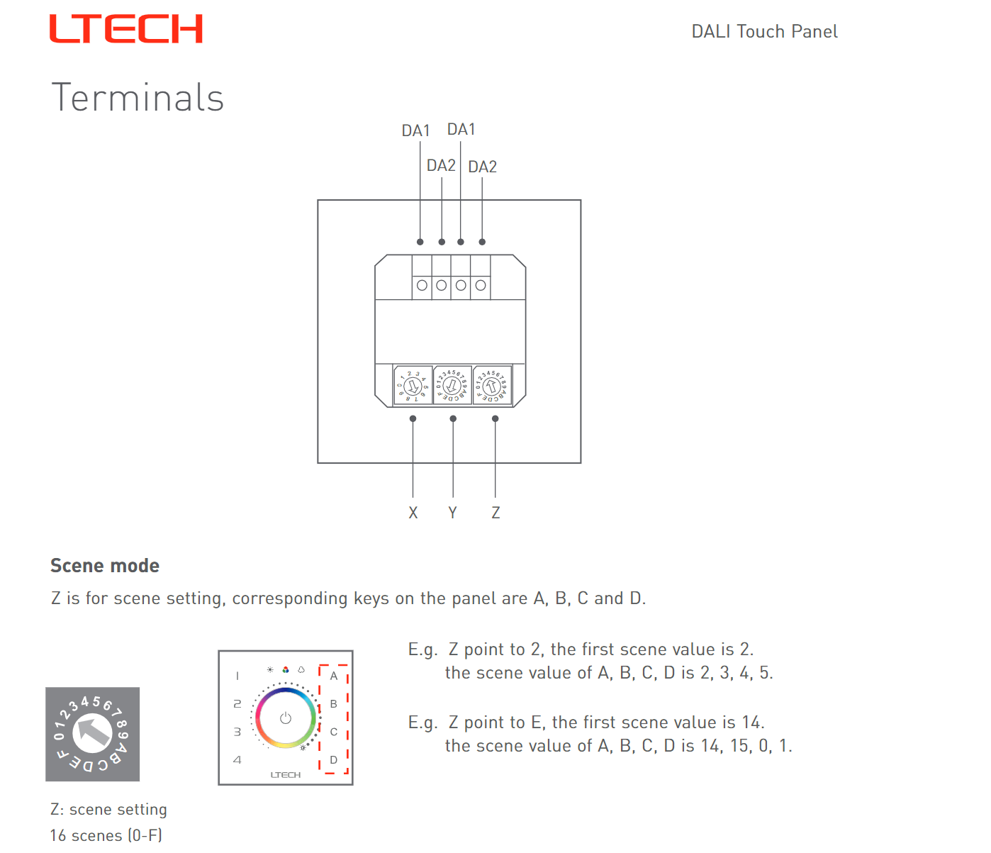 Ltech_EDT2_DALI_CT_Touch_Panel_Master_Led_Controller_9