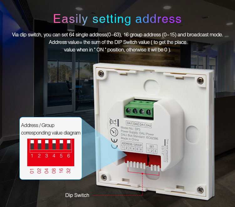 Mi_Light_DP3_RGB_CCT_Dimming_Panel_DALI_Power_Controller_5