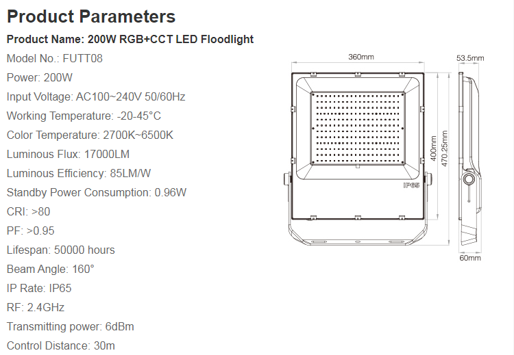 Mi_Light_FUTT08_200W_RGB_CCT_LED_Floodlight_2