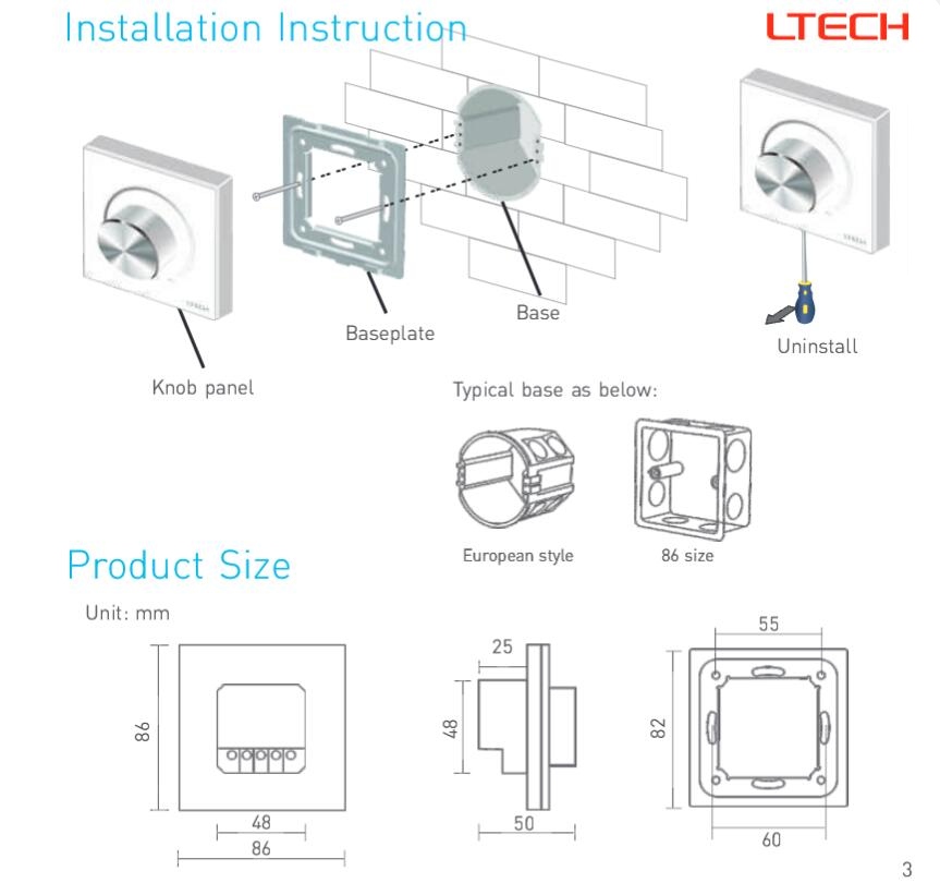 RF_Knob_Dimmer_Panel_LTECH_E61_4