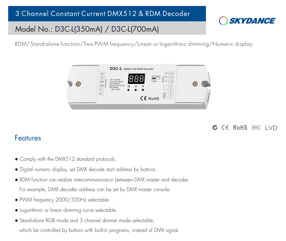 Skydance_D3C_L_700mA_Led_Controller_3CH_1