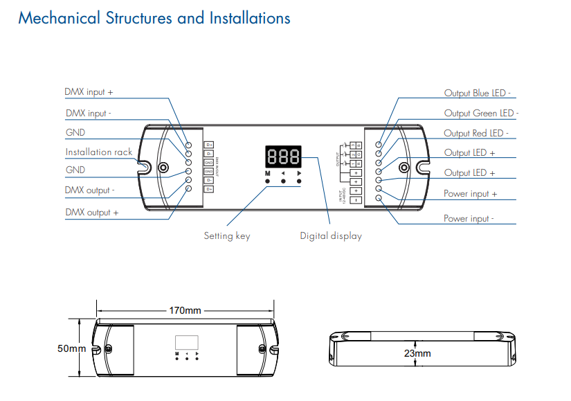 Skydance_D3C_L_700mA_Led_Controller_3CH_3