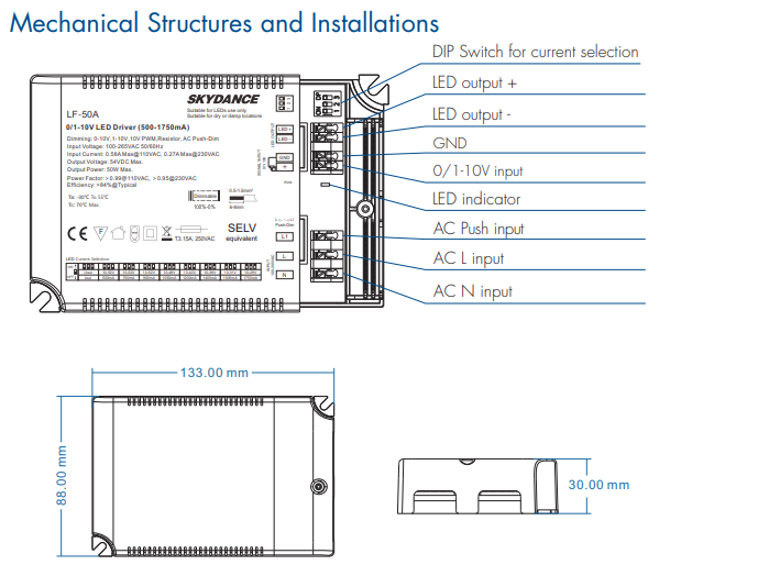 Skydance_LF_50A_Led_Controller_50W_2