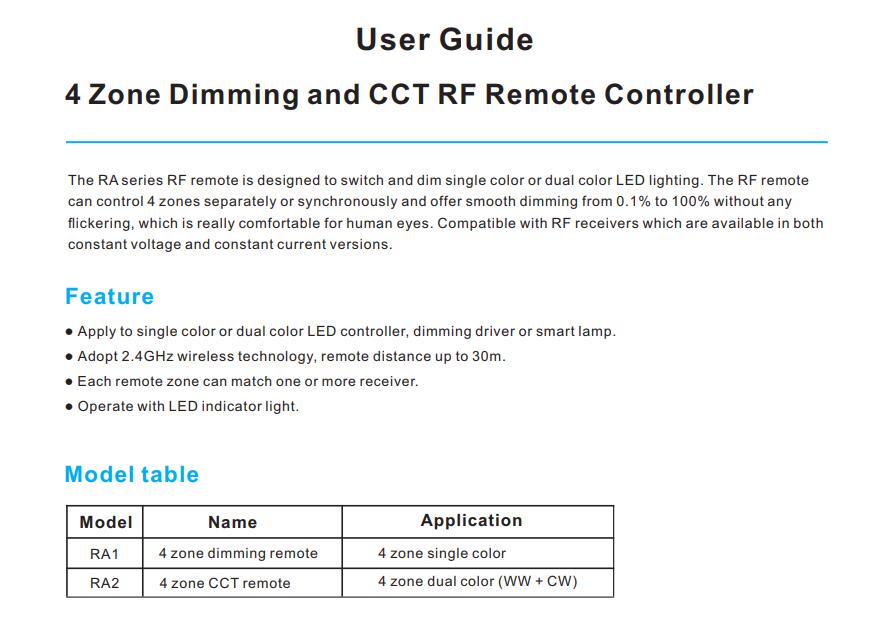 Skydance_RF_DIM_Remote_Control_RA1_1