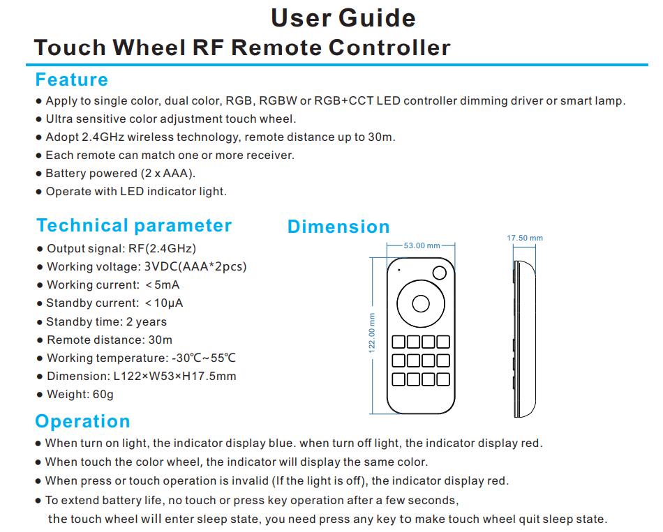 Skydance_RF_DIM_Remote_Control_RT1_1