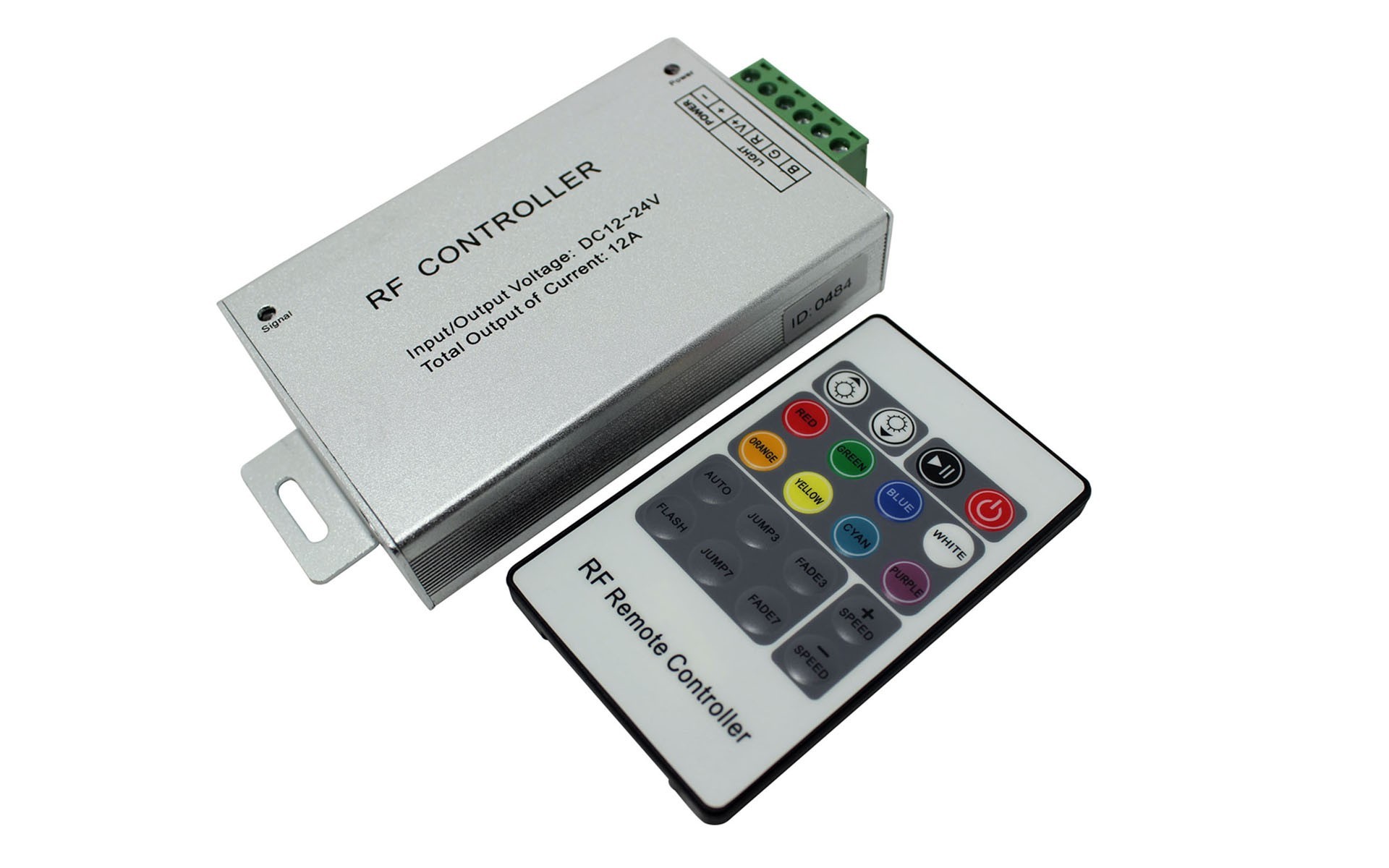 20_keys_LED_Controller_aluminum_case_rf_remote_rgb_led_controller