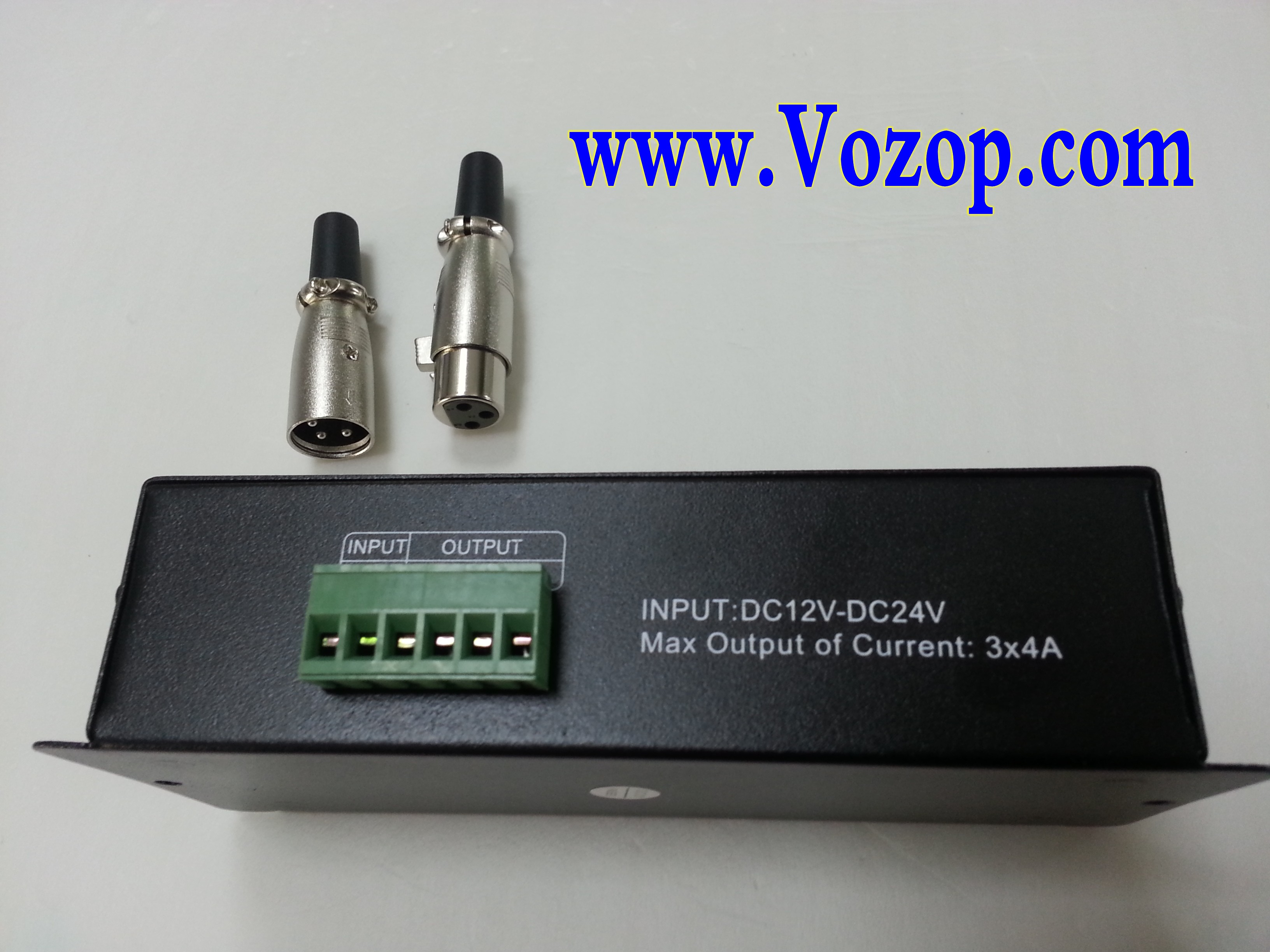 3_Channels_DMX_Decoder_Wall_Mount_Decoder