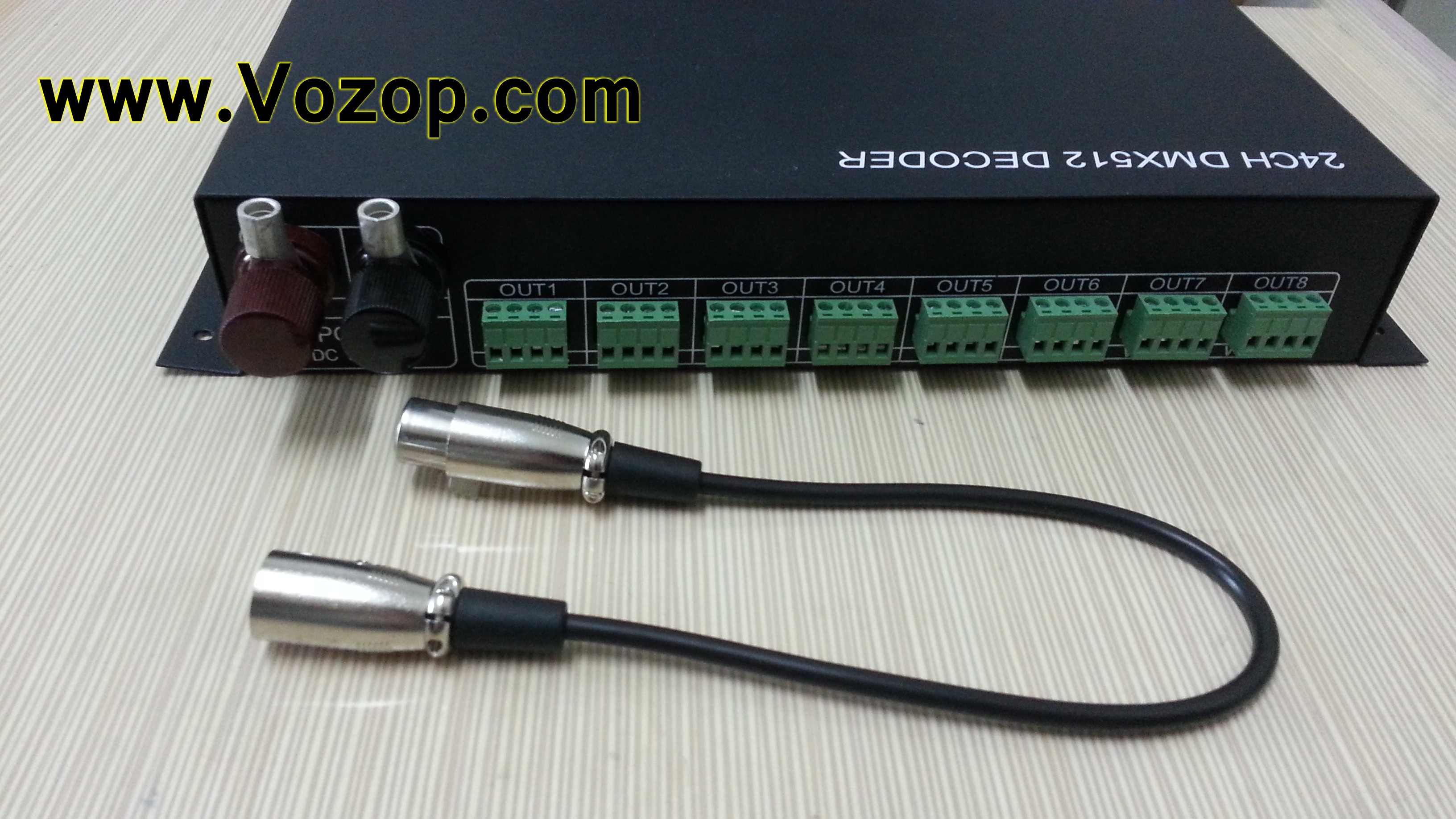 DMX 512_Decoder_DMX512_24_Channesl_Decoder