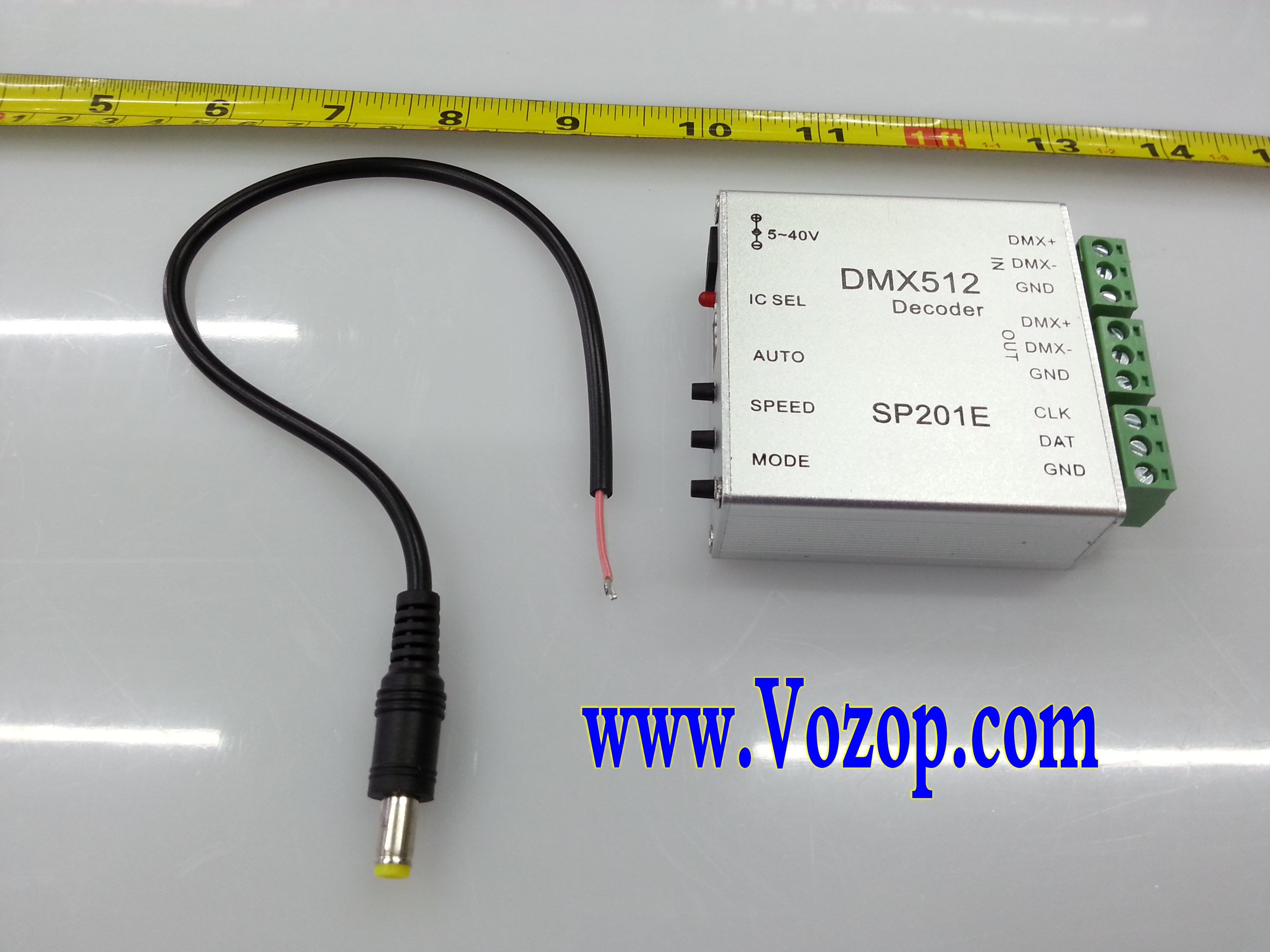 DMX512_to_2801_2811_2812B_6803_DMX_SPI_Decoders_led_controller