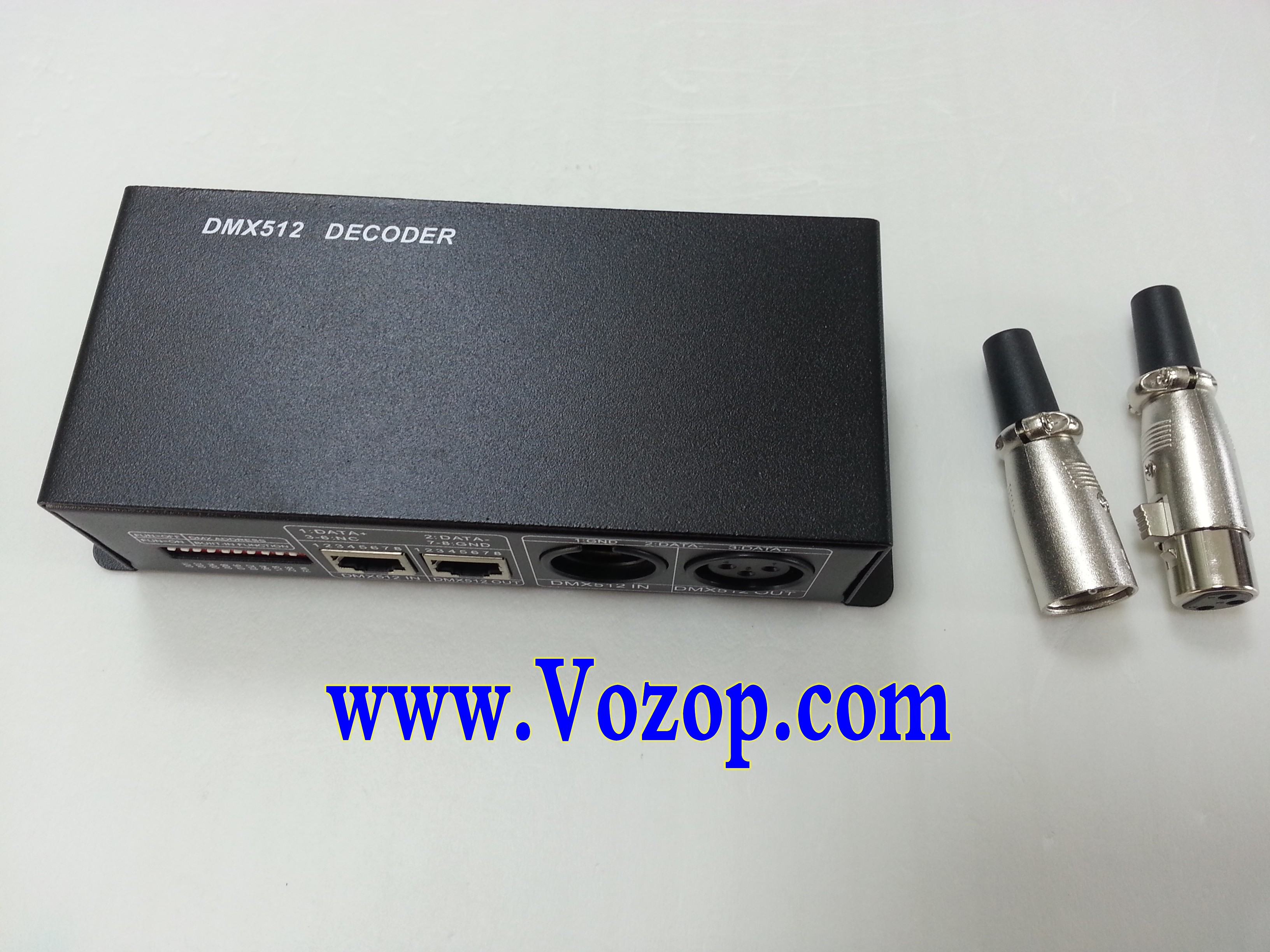 DMX_Decoder_with_XLR_Ports_LED_Controller