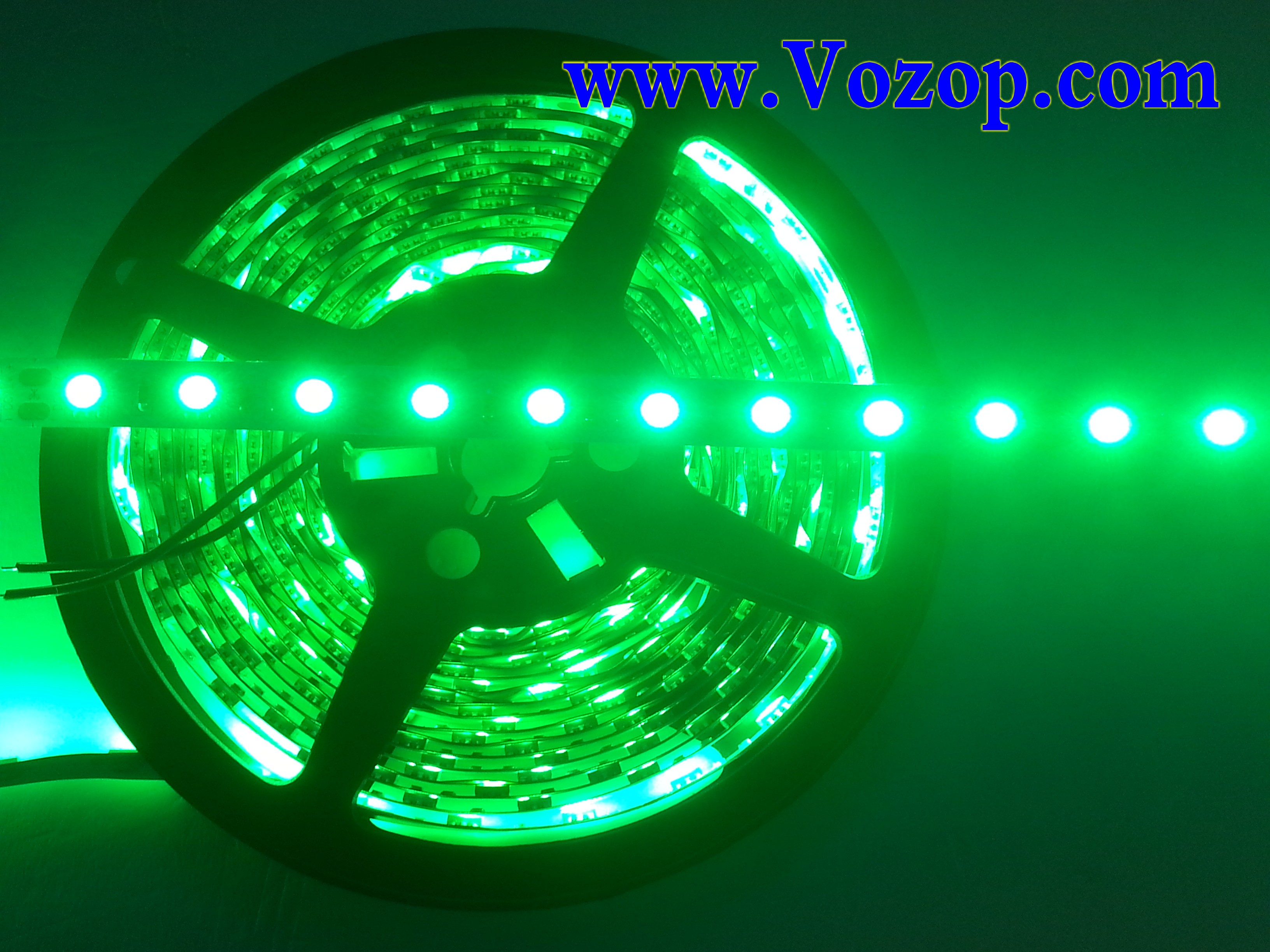 Green_12V_LED_Lights_Non_Waterproof_tape_light