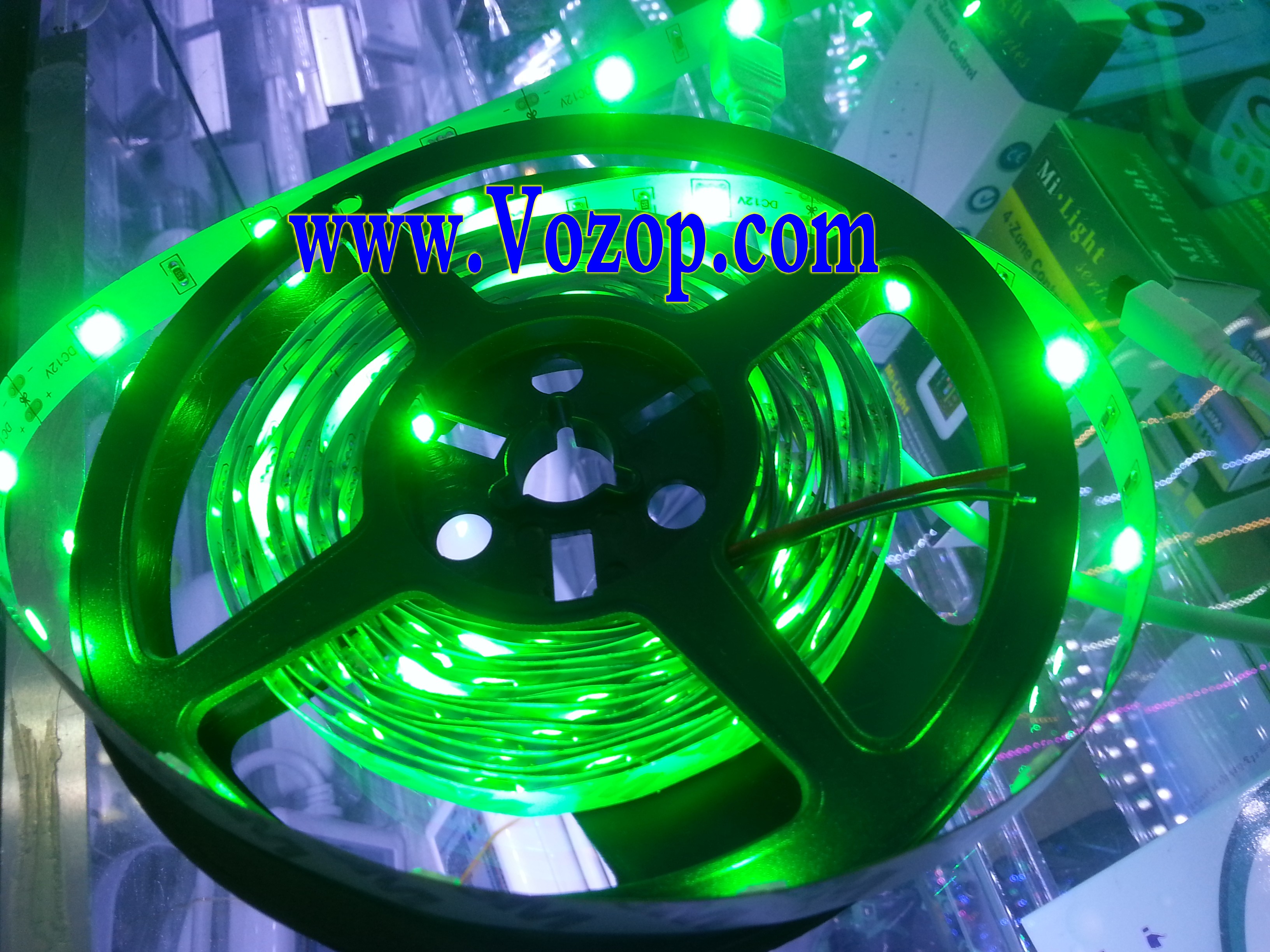 Green_36W_150_SMD_5050_LED_Light_Strip_DC_12V_Lighting_tape_ribbon