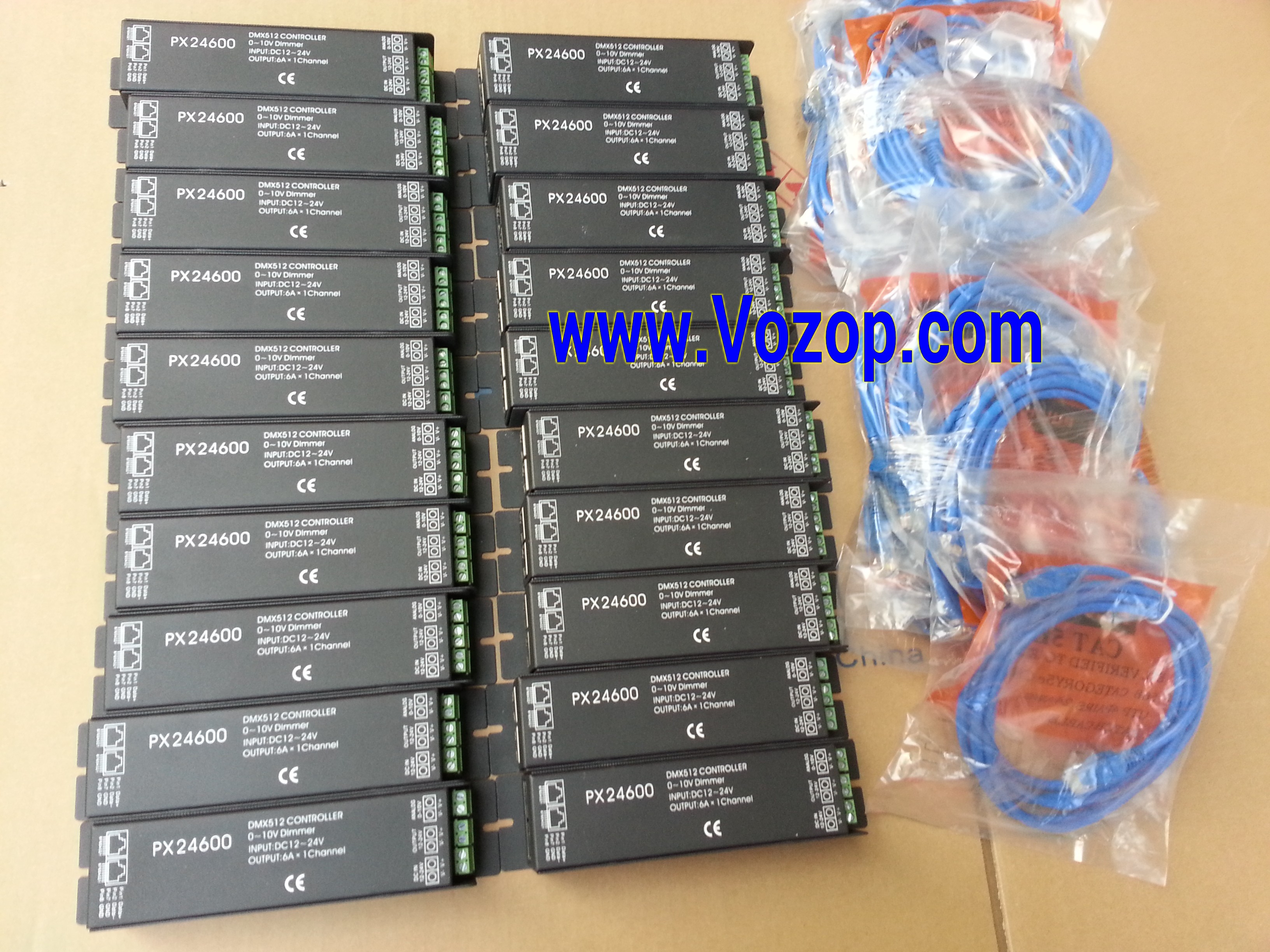 PX24600_DMX_Driver_DMX512_0_10V_Dimmer_LED_Controllers