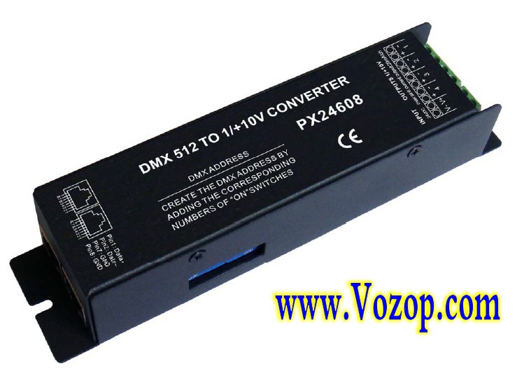 PX24608_DMX_Decoder_LED_Controller_DMX512_Signal_Convertor