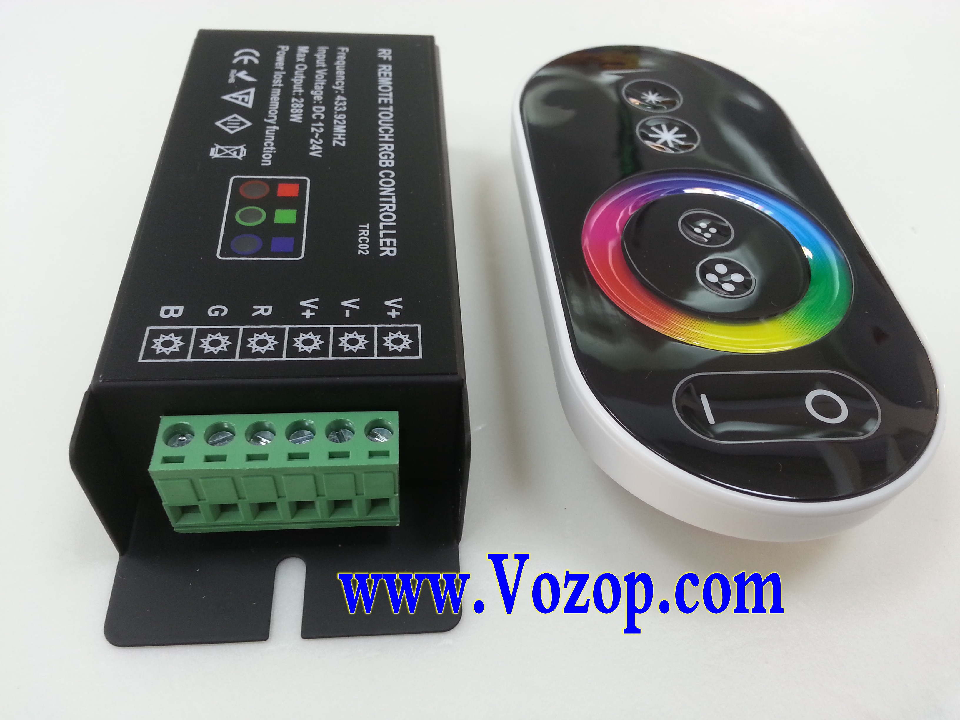 RF_Remote_Steel_Case_Touch_RGB_LED_Controllers