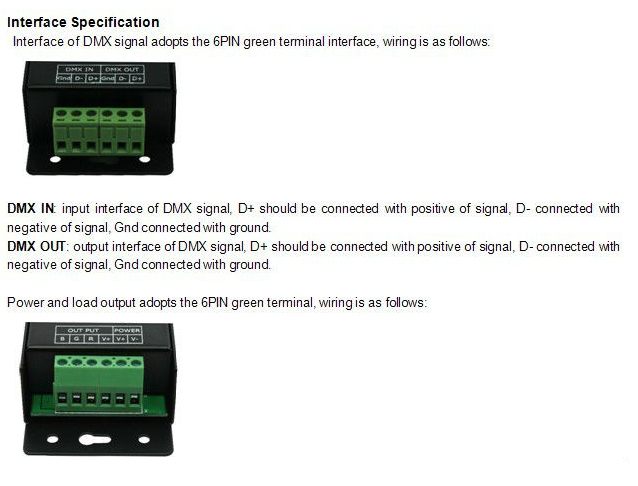 RGB_DMX_Decoder_LED_Controller_DMX512_Controle_Console_RF_Remote_wholesale