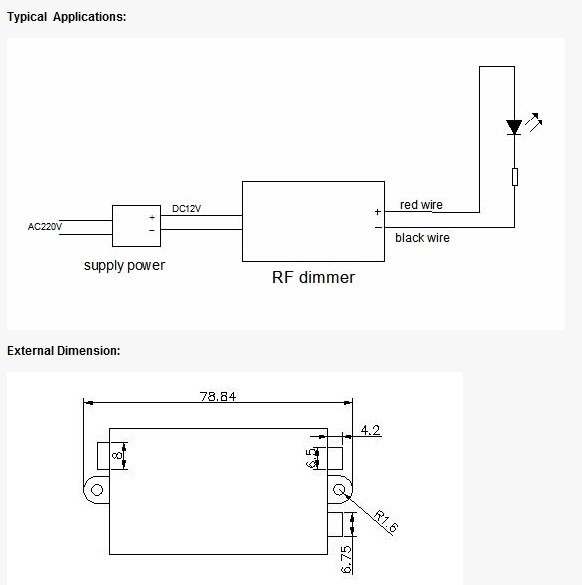 Single Color Key-Press LED DimmerS