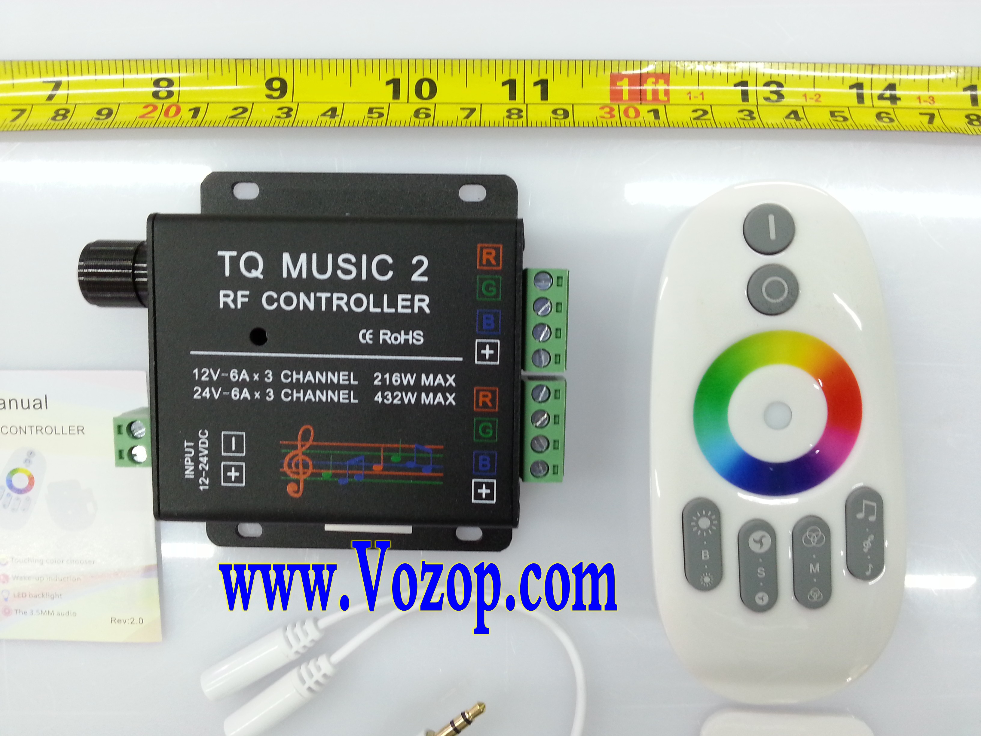 V2_Music_rgb_controller_Sound_Audio_RGB_Control_rf_controller