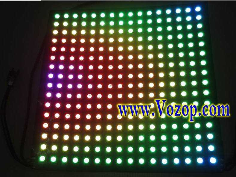 WS2812B_Screen_Display_Addressable_LED_Panel_256_Pixels_Lights