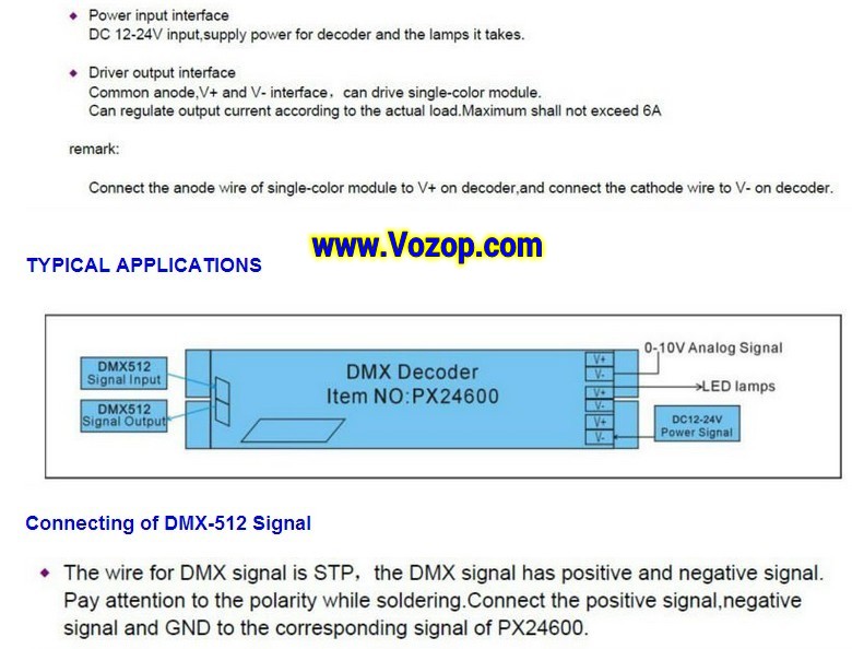 px24600_LED_controller_dimmer_DMX512_to_0_10v_signal_convertor_13