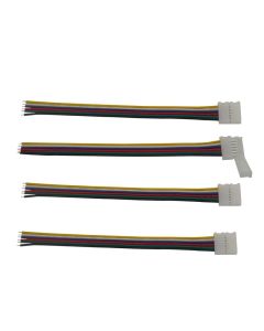 2pin 3pin 4pin 5pin 6pin Connector Cable Wire For WS2811 WS2812B 5050 RGB RGBW LED Strip Light