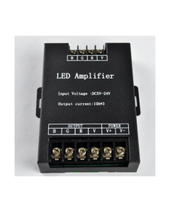 30A RGB LED Amplifier Signal Booster 5V 12V 24V Wall Mount Expand For RGB DMX Lights