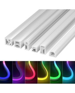 Flexible Soft Led Neon Sign Tube For SK6812 WS2812B WS2811 Strip IP67 Waterproof Silica Gel 16.4ft